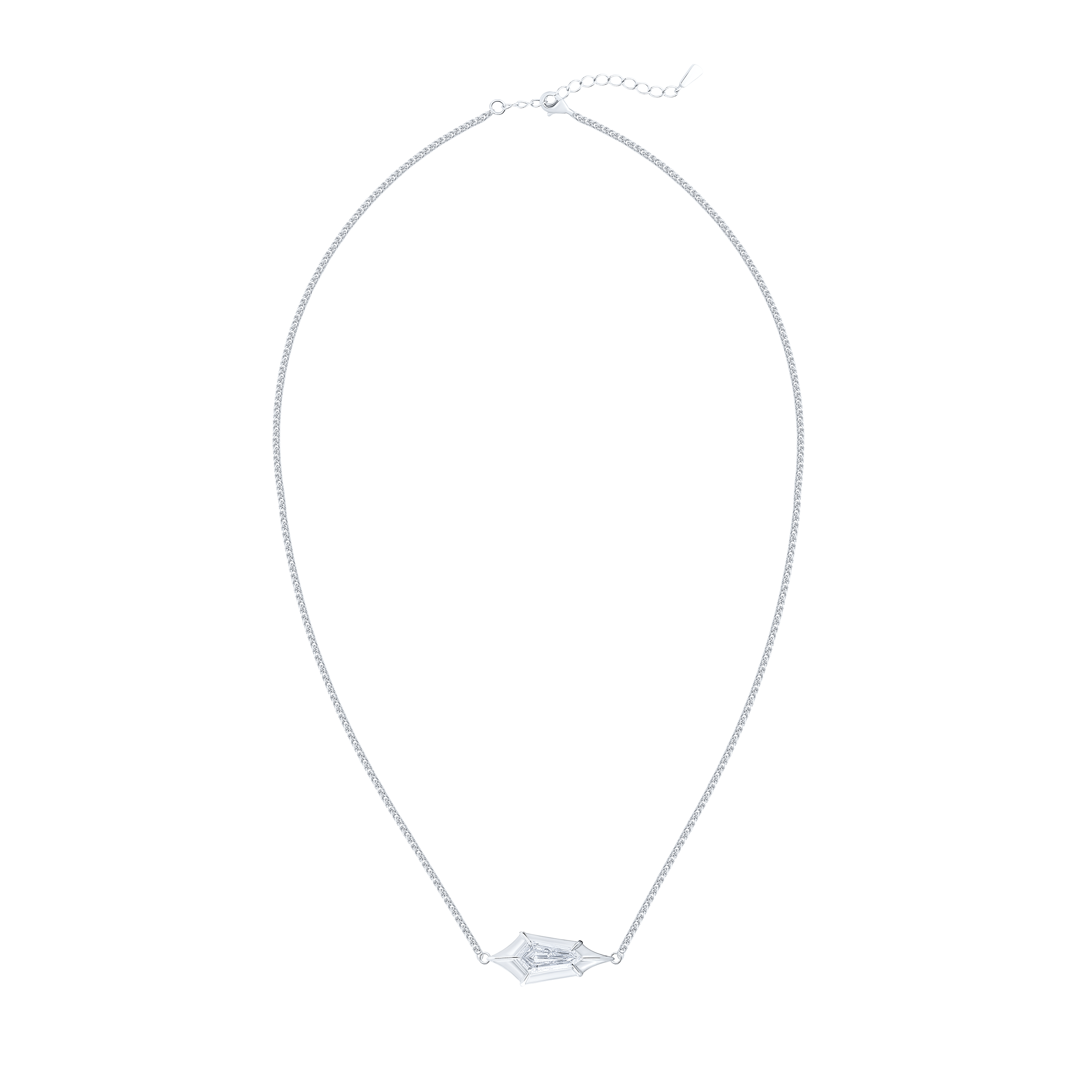 Saiph Necklace - White Gold